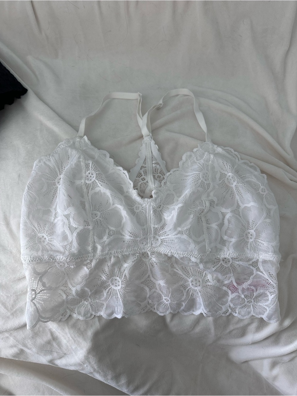 No Boundaries White Lace Bralette